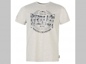 Everlast šedé tričko s tlačeným logom 60%bavlna 40%polyester